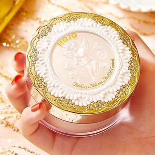 Hojo Fixing Powder Loose Powder Kiểm soát dầu Non-Take-Off Chống thấm mồ hôi Chống dính Bột che khuyết điểm Lo