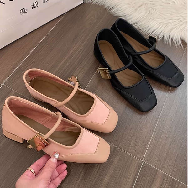 Giày Da Cao Cấp Phong Cách Pháp Thời Trang Mùa Thu Cho Nữ