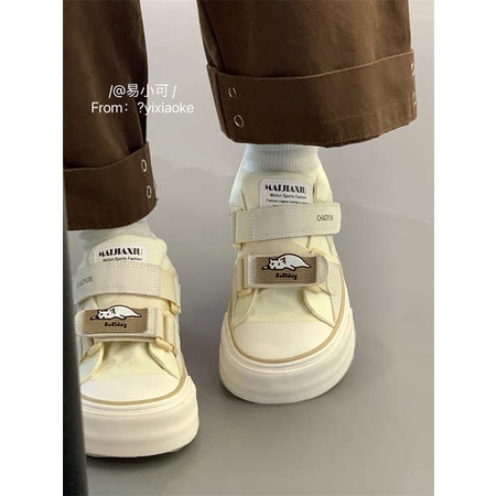 Giày Thể Thao canvas Đế Dày Phong Cách retro