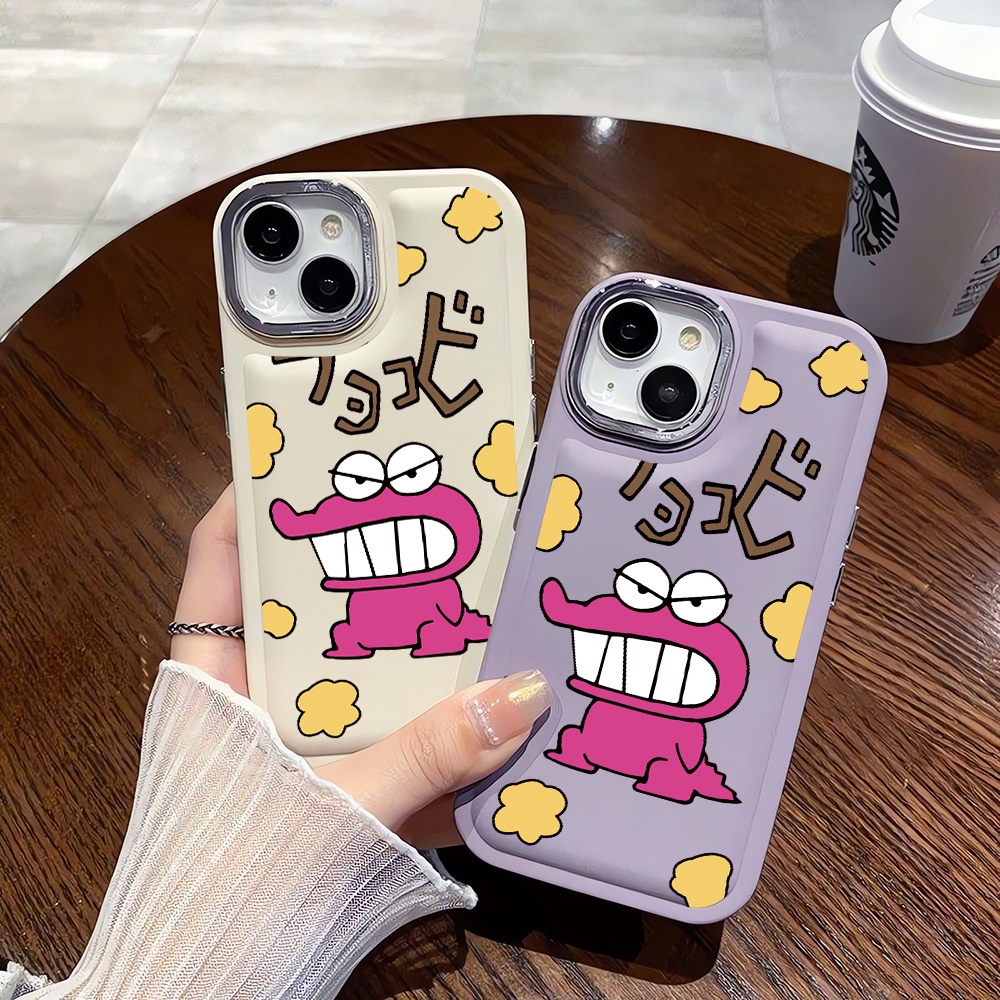 Ốp Điện Thoại Tpu Dẻo In Hình Khủng Long Miệng To Kim Loại Cho iphone 15promax 14promax 13 12 11 7plus x xr xsmax
