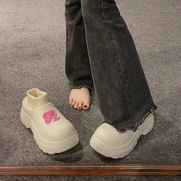 Giày cotton dễ thương chống thấm nước ấm áp xinh xắn cho nữ