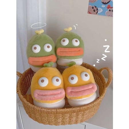 Dép Bông Đi Trong Nhà Chống Trượt Kiểu Dáng Dễ Thương Cho Nữ