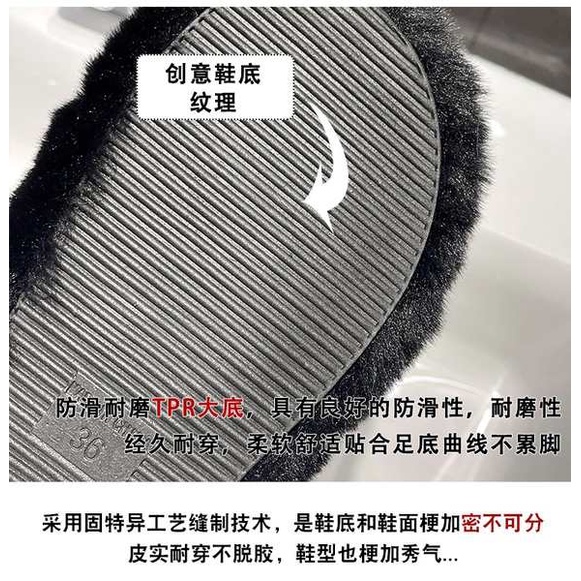 Dép cotton Đế Mềm Thời Trang Thu Đông Xinh Xắn Dành Cho Nữ