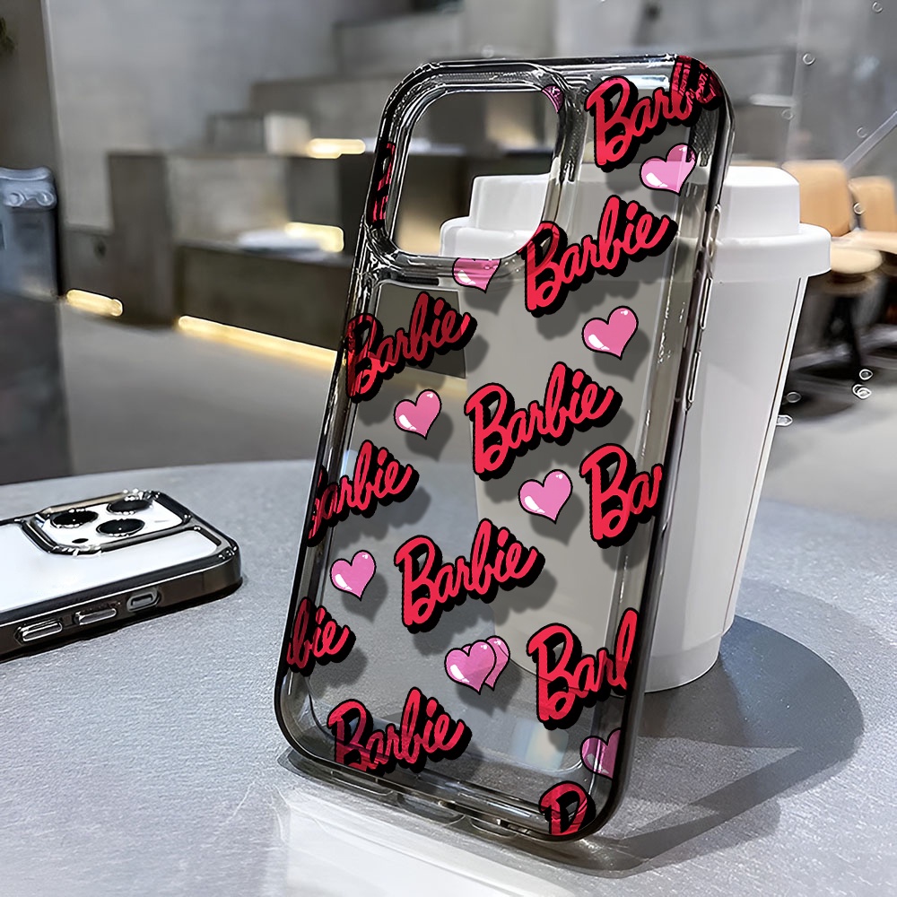 Ốp Điện Thoại Trong Suốt In Hình Búp Bê barbie Cho iphone 15 pro max 11 14 13 12 7 8 plus x xr xsmax