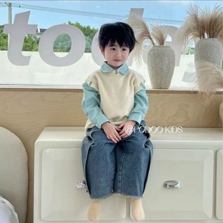 Áo len không tay thời trang thu đông phong cách hàn quốc mới