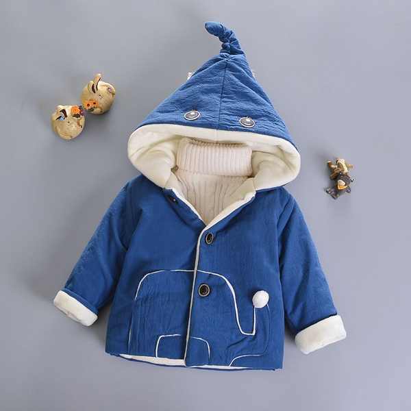 Barabara Hanoi bé trai Clip bông mùa đông áo khoác bông cho bé trai 0-1-3 tuổi áo khoác bông cho bé trai