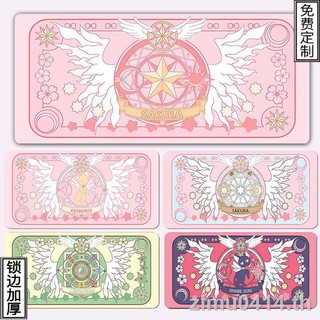 Miếng lót chuột cardcaptor sakura miếng lót chuột moka girl sakura tấm lót bàn làm việc quá khổ cho bé gái bàn phím máy tính miếng lót ký túc xá học tập bàn pad