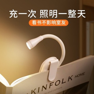 Mini clip lamp, student dormitory learning clip book reading tool, bedside portable night light, USB charging lighting 3.03