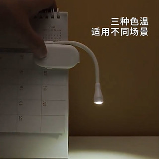 Mini clip lamp, student dormitory learning clip book reading tool, bedside portable night light, USB charging lighting 3.03