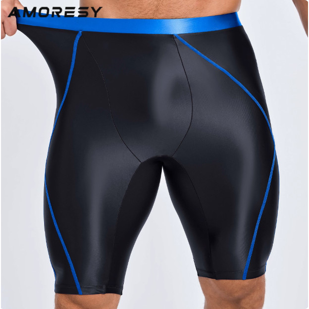 Quần short thể thao thông thường dành cho nam Thể dục Quần dài đến đầu gối AMORESY