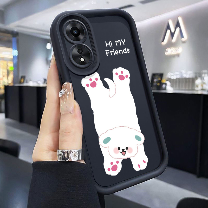 Ốp Lưng Cho OPPO A18 A38 A2x Bò Điện Thoại