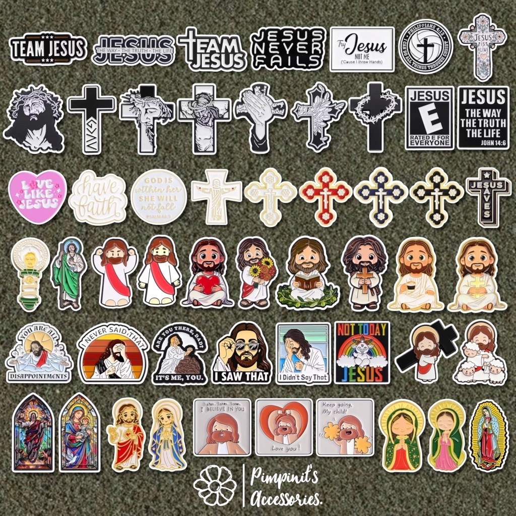 Shop: Bộ trâm cài JESUS CHRIST và CROSS | & Bộ Pin Men.