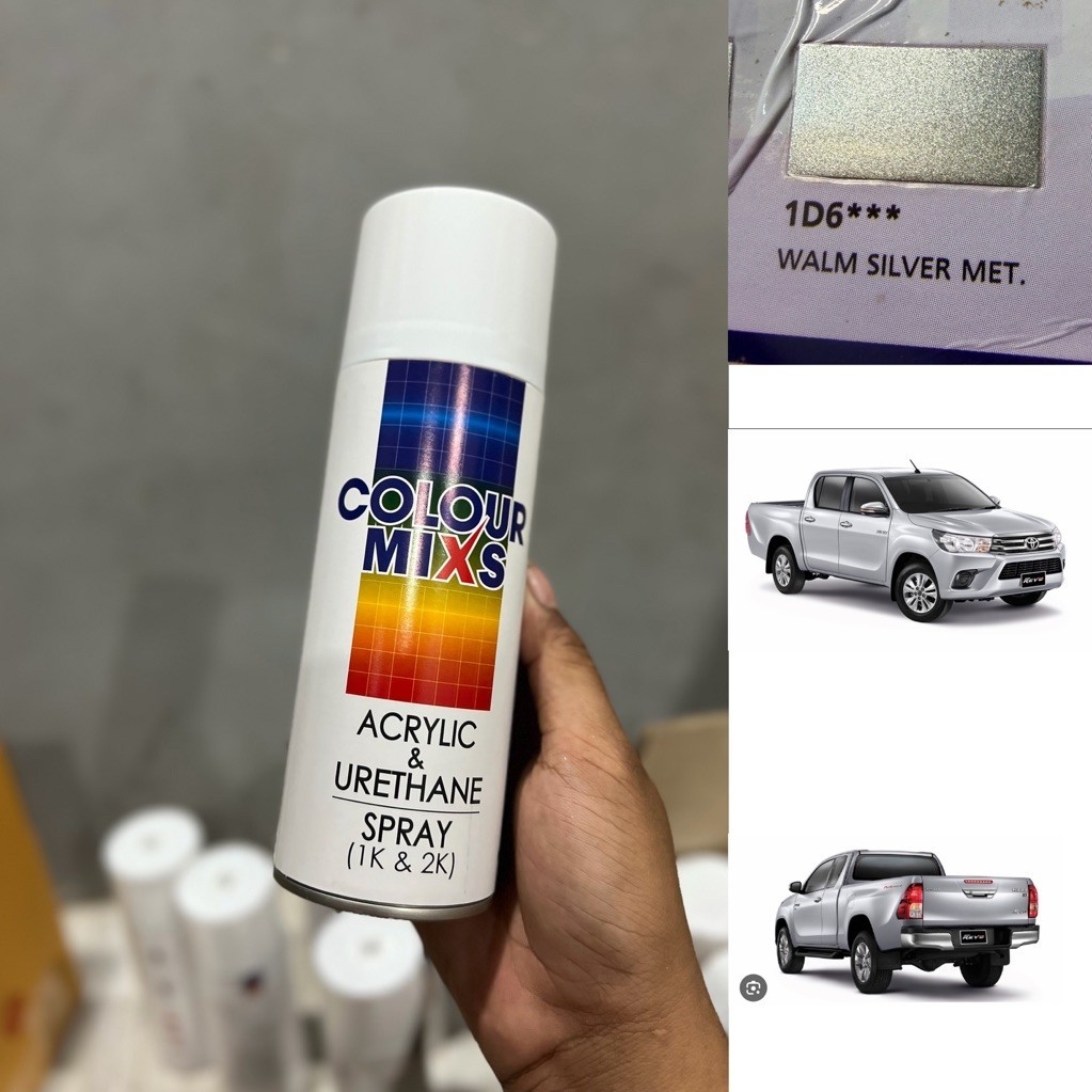 Sơn phun Đồng Bạc Toyota Mã 1D6