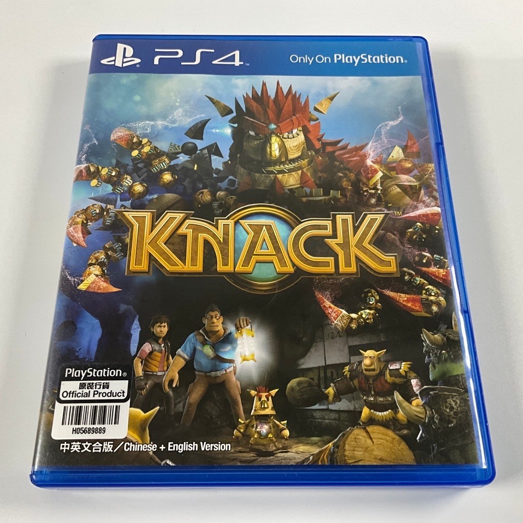 [Tay thứ 2] Trò chơi phiêu lưu gia đình Knack PS4 PlayStation 4