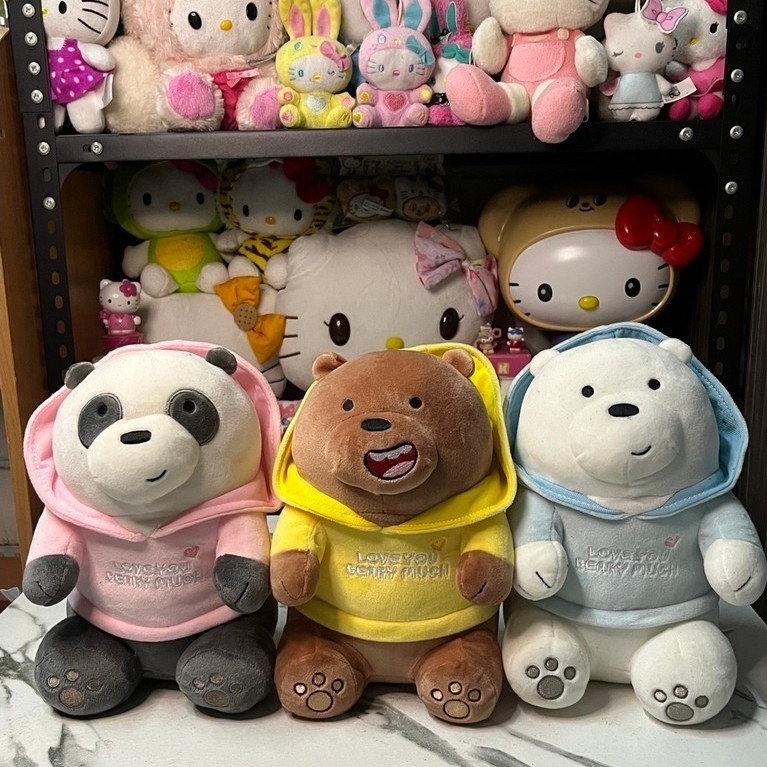 Chuyển tiếp Búp bê We Bare Bears x Miniso (Cả ba đều có sẵn)