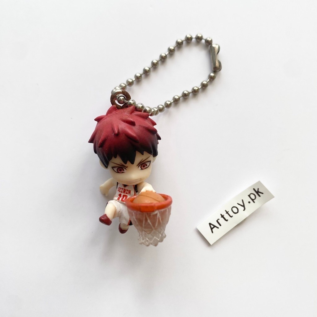 RT651 / Kagami 's Gashapon Swing Hình Thu Nhỏ Móc Khóa Taiga Kagami Từ Bóng Rổ Của Anime Kuroko