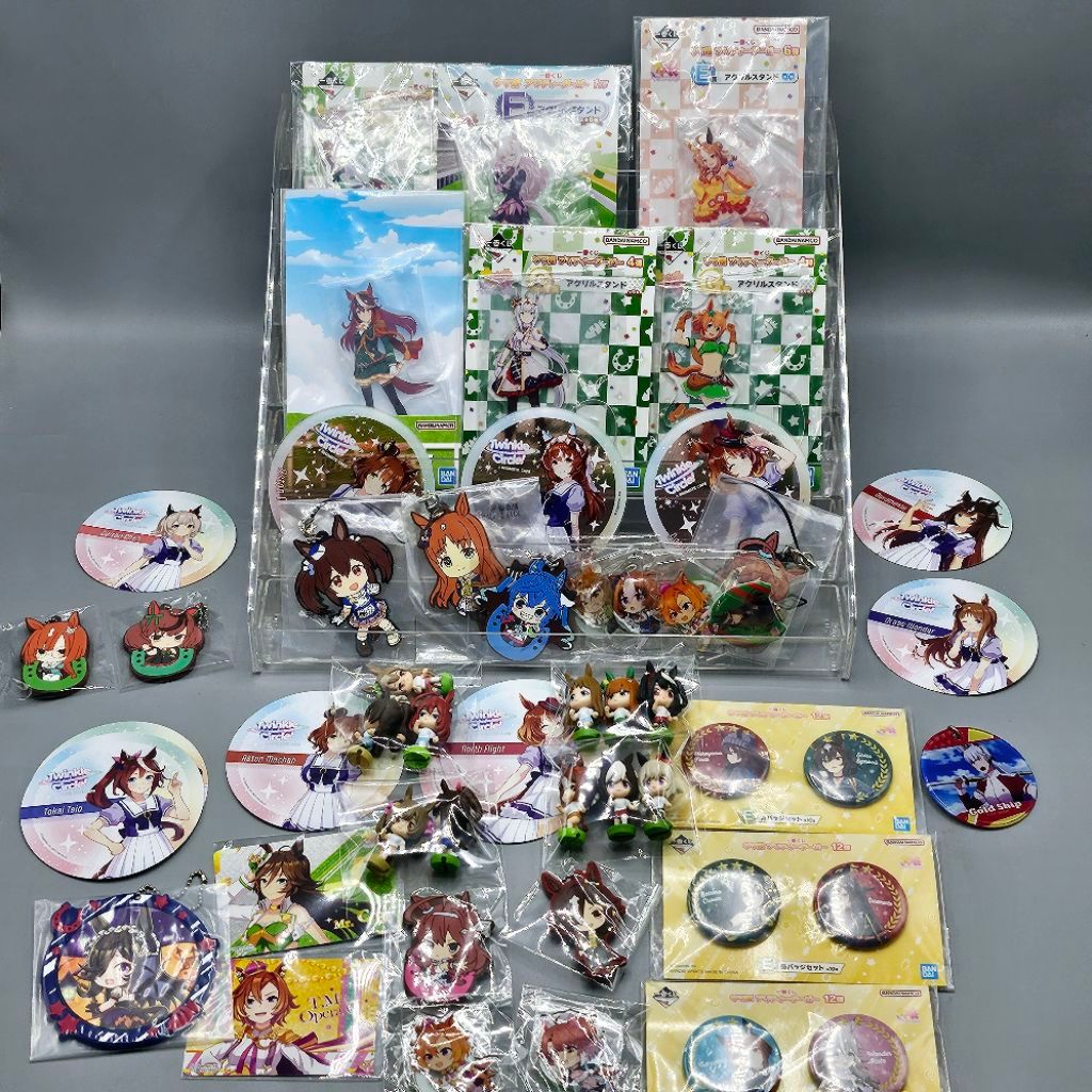 (lot7 / Authentic ️) Sưu tập Anime Horse Girl uma musume hàng vẫn còn yêu oguri aston machan rudolf 