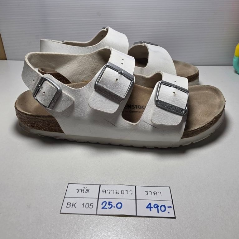 BK105-25.0 Birken Stock Authentic Second Hand ️ Giày dài trong ảnh trong tình trạng tốt Lỗi sử dụng 