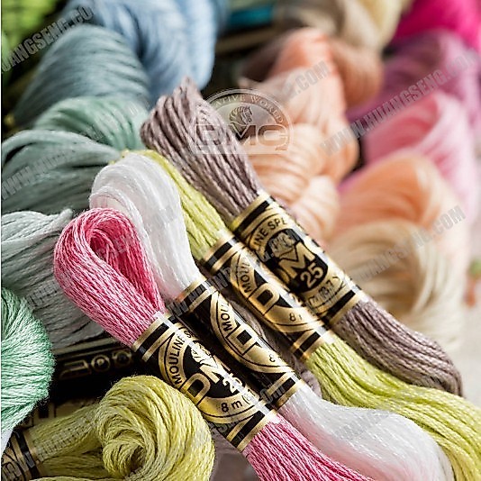 Dmc Thêu Ren Size 25 Sản Xuất Tại Pháp Lô Mới Sản Xuất Trong Mỗi Hộp 598-666