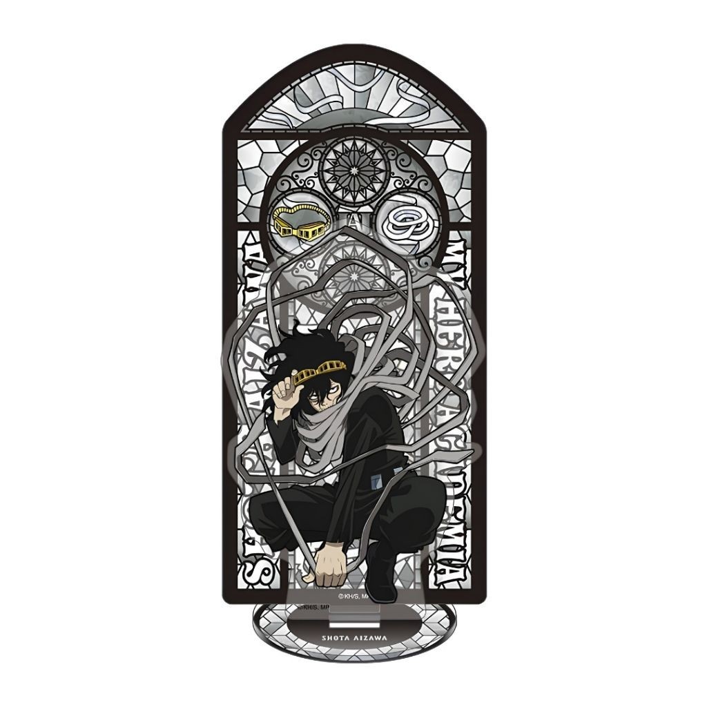 (Xác thực / Mới) My Hero Academia Stained Glass Style Acrylic Stand-Shota Aizawa (Đầu tẩy) Authentic