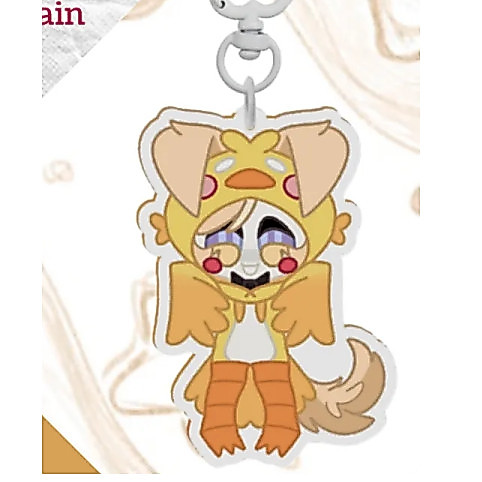 Lucifer Duck-Puppy Onesie Acrylic Keychain MARY DECOR SHOP