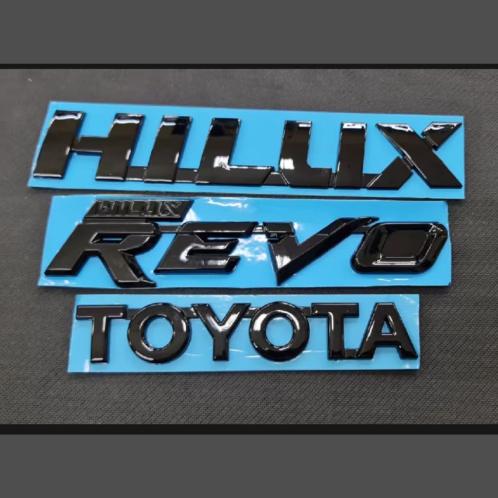 Hilux revo toyota Logo Bóng Đen Đẹp