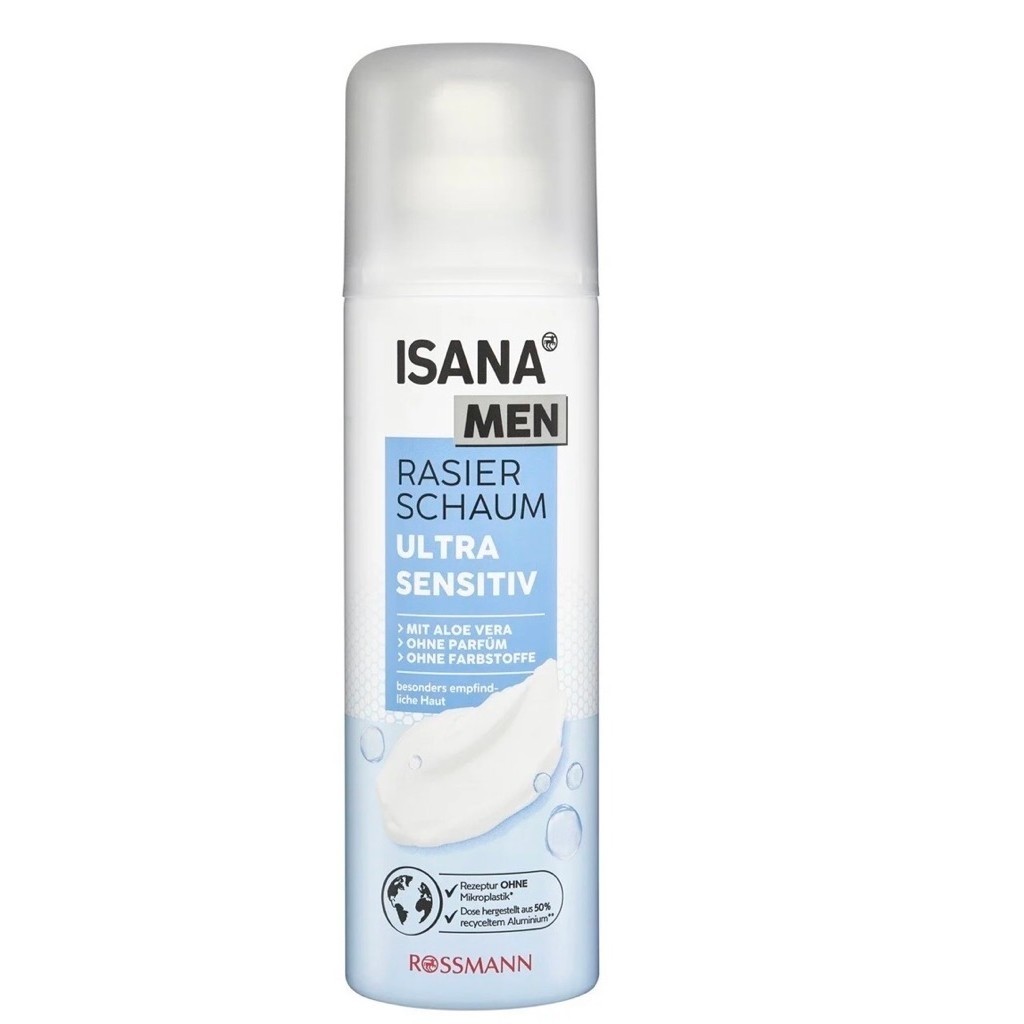 Bọt cạo râu ISANA MEN 2 công thức từ