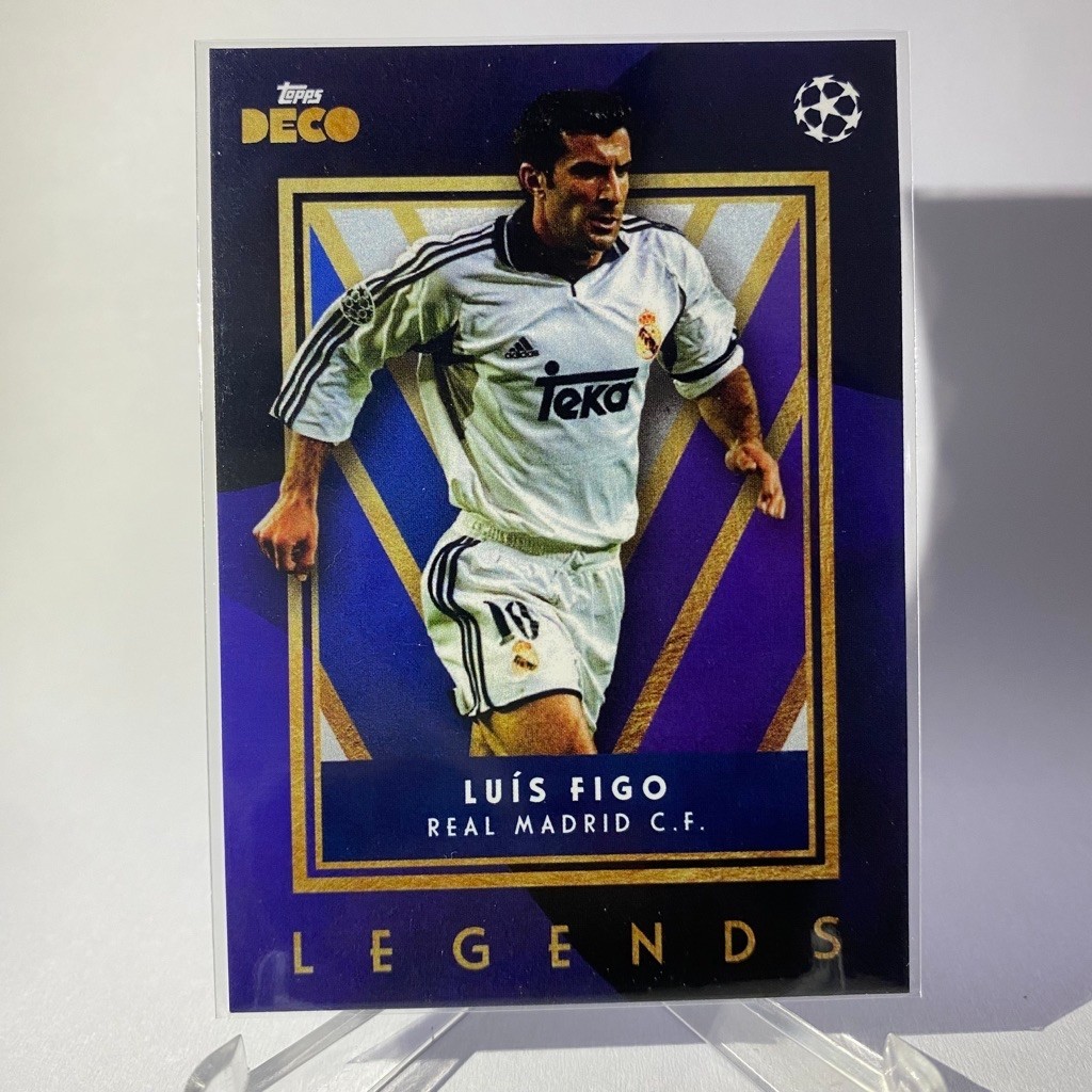 Thẻ bóng đá LUIS FIGO REAL MADRID LEGENDS DECO TOPPS 2023