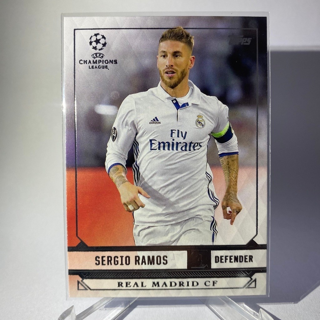 Thẻ bóng đá SERGIO RAMOS REAL MADRID TOPPS 2017 No.162