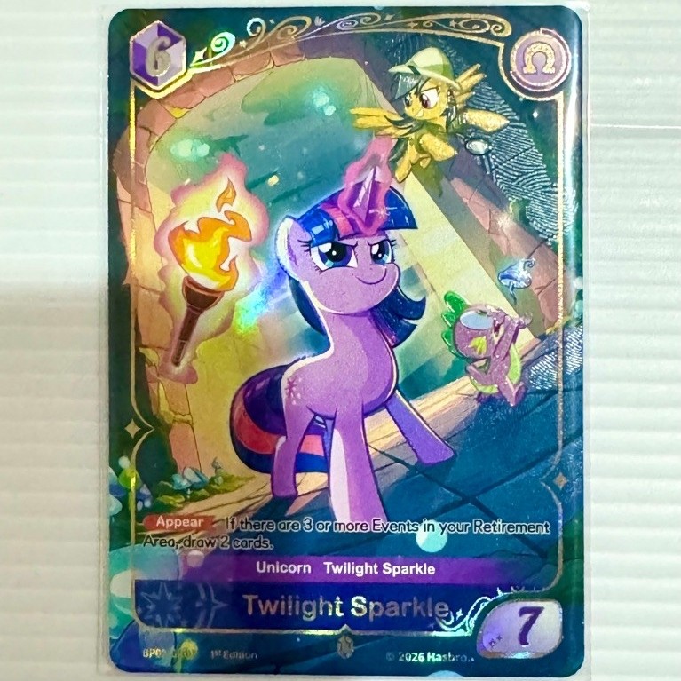 Thẻ giao dịch My Little Pony-Discord -SEA- MLP-KP-WXSK-002-SEA GR Level Đẹp Không Vuốt