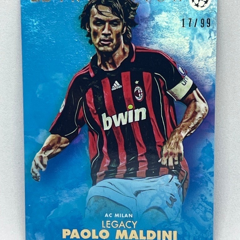Thẻ bóng đá Topps Inception 2021-2022 Paolo Maldini Legacy / 99