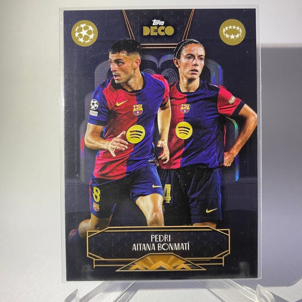 Thẻ bóng đá FEDRI AITANA BONMATI BARCELONA TOPPS DECO 2024