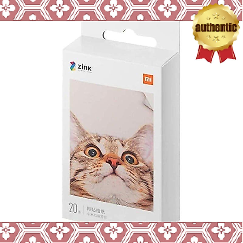 Xiaomi Portable Instant Photo Printer with Inkless Printing and Sticky-Backed Fun 3-Inch Photo Film