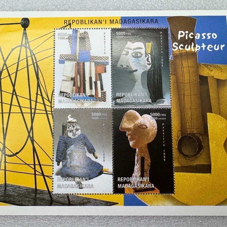 Bộ tranh Pablo Picasso tem nước ngoài 1999