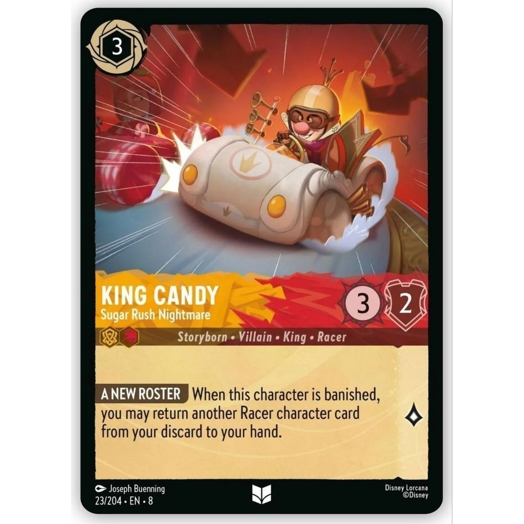 Disney Lorcana Set 8 Thẻ được cấp phép đích thực riêng biệt của Jafar