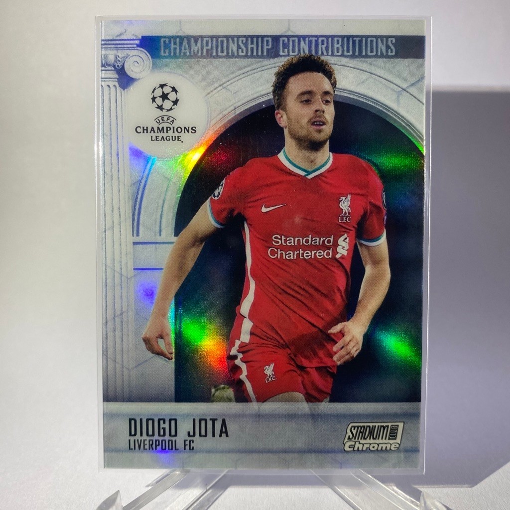 ❈ ์ ❈ DIOGO JOTA, BỘ SƯU TẬP CHAMPIONSHIP, LIVERPOOL, TOPPS STADIUM CHROME 2021, No.CC-DJ