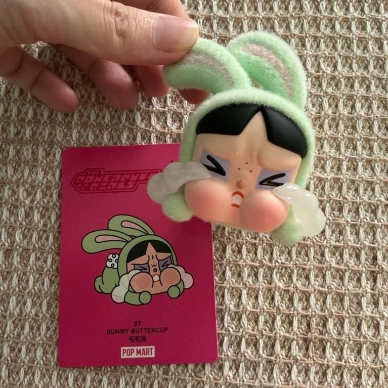 ❥ ่ ❈ ่ ◈ popmart crybaby powerpuff bé gái thỏ buttercup