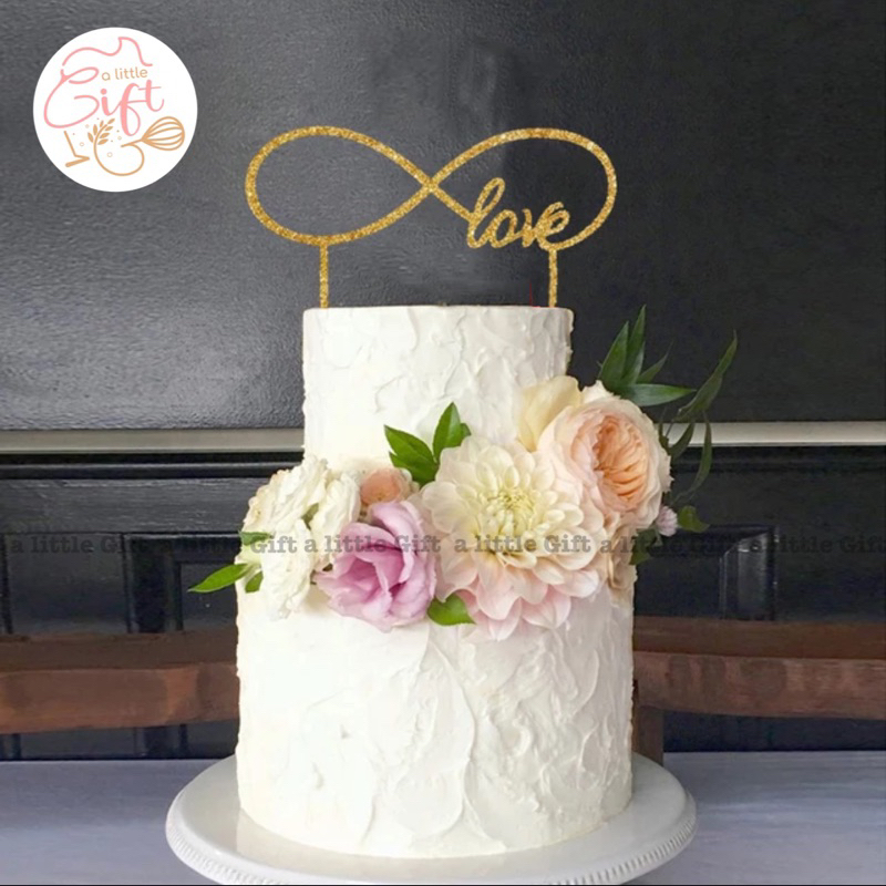 Love Cake Topper Infinity Sign