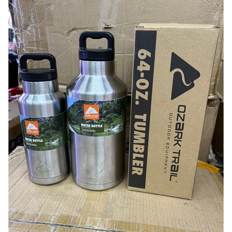 Bình Nước ozark trail 34oz 64oz Lớn Lạnh Và Nhiệt Có Chai Inox 304 Chất Lượng Tốt.