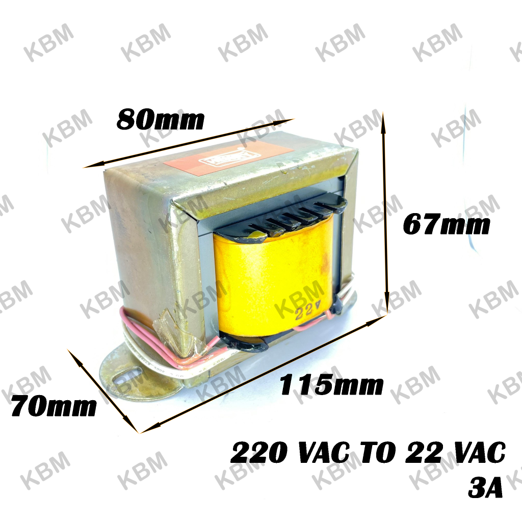 Đầu vào biến áp 220VAC Đầu ra 22VAC VAC 22-0-22VAC 24VAC 42-0-24VAC 40-0-40VAC 110VAC 220VAC 3A