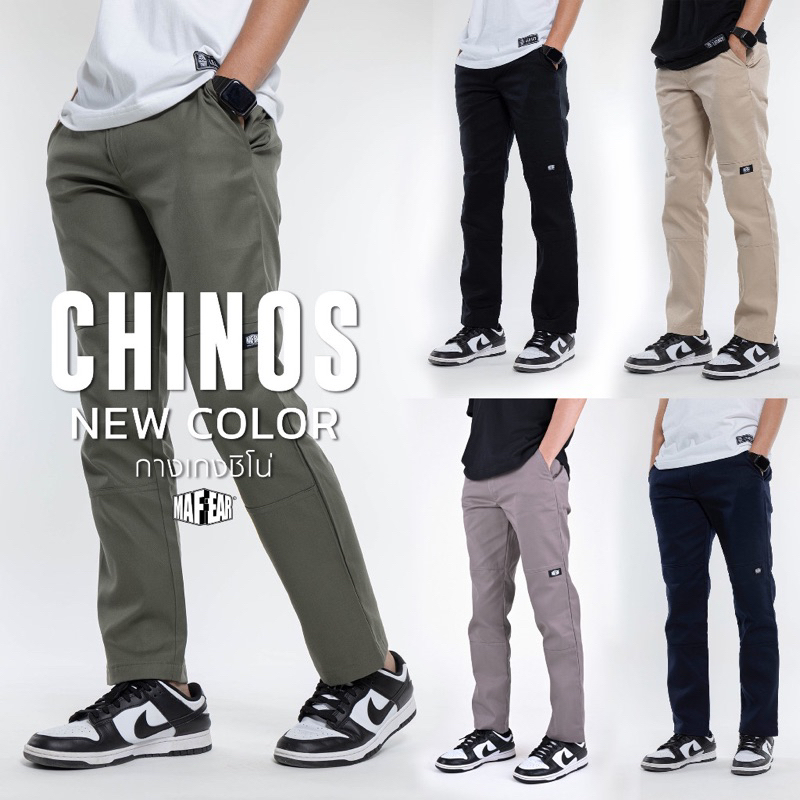 Quần Chino Slim-Fit Long Mafia