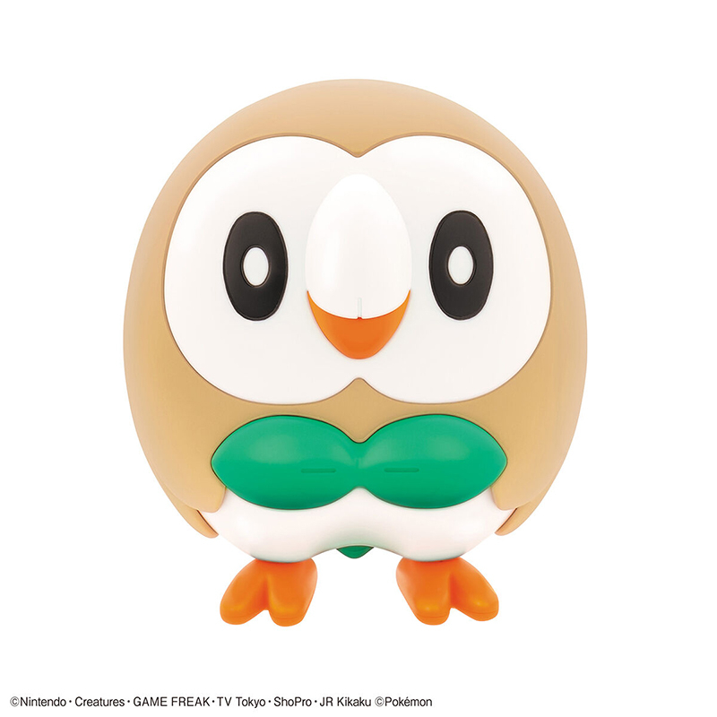 BỘ SƯU TẬP Bandai Pokemon PLAMO POKÉMON NHANH 10 Mkuro ROWLET