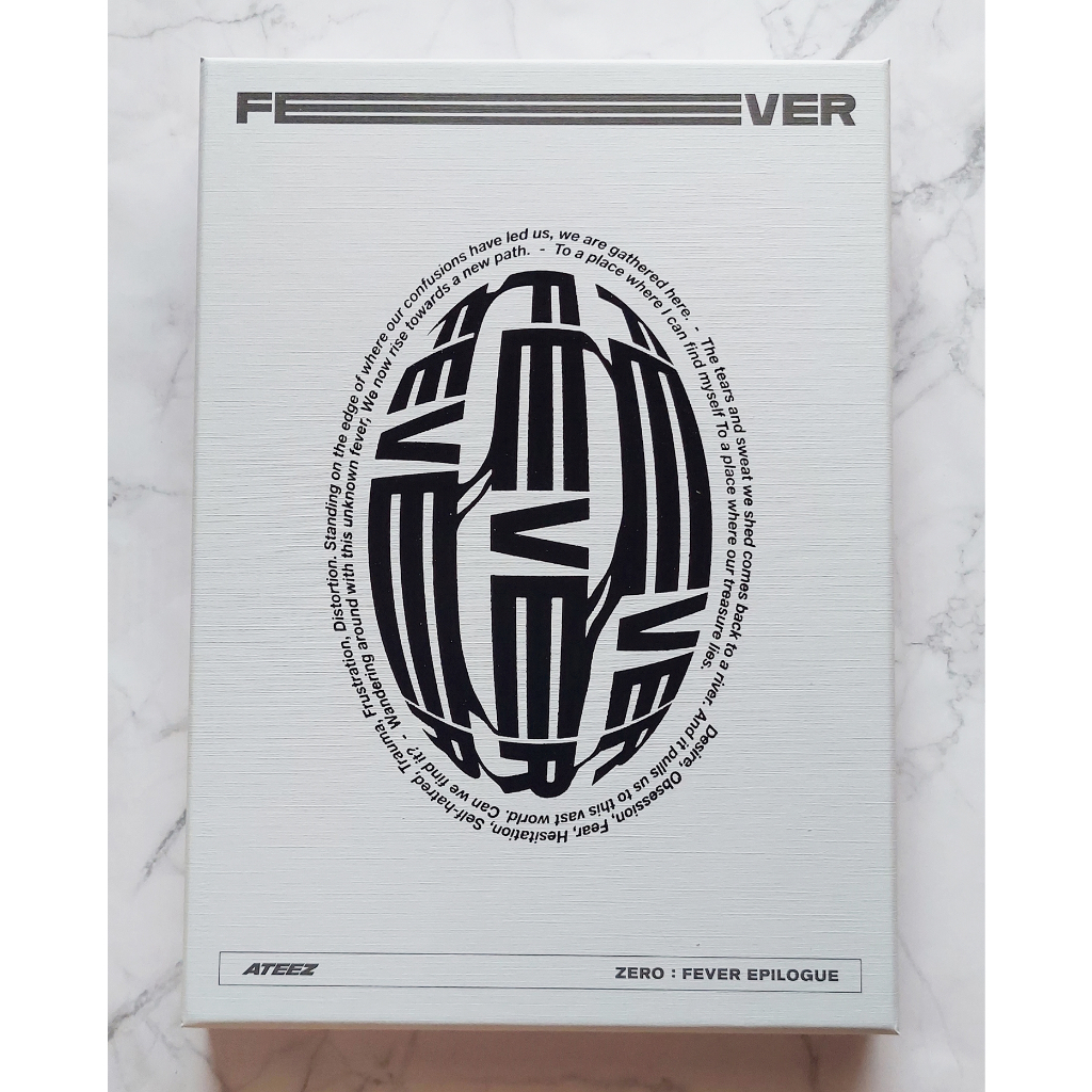 ATEEZ-ZERO: FEVER EPILOGUE Album Phiên bản A Unpacked No Card Kpop CD Poster