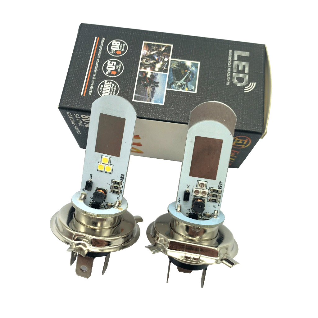Đèn pha​ Bóng đèn LED 3 chân H4 ac dc