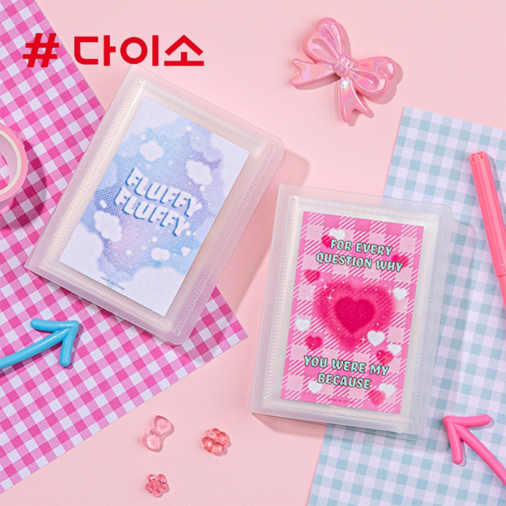 Daiso Korea Collect Book Mini Card Album Collection File Kích Thước Nhỏ