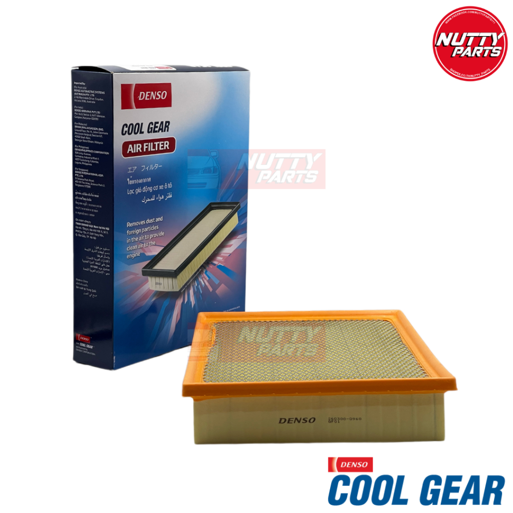Lọc gió DENSO Cool Gear TOYOTA REVO FORTUNER INNOVA CYSTA Năm 15-on 1GD 2801-0L040 260300-0960