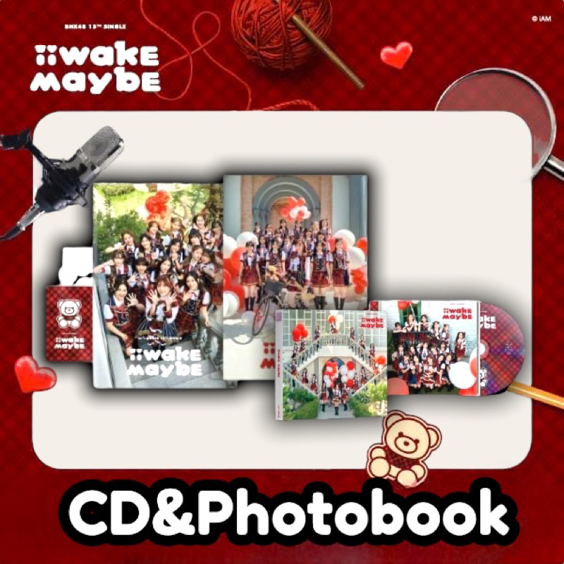 Sách ảnh CD BNK48 Single13 BNK48 Iwake Mayby Bnk
