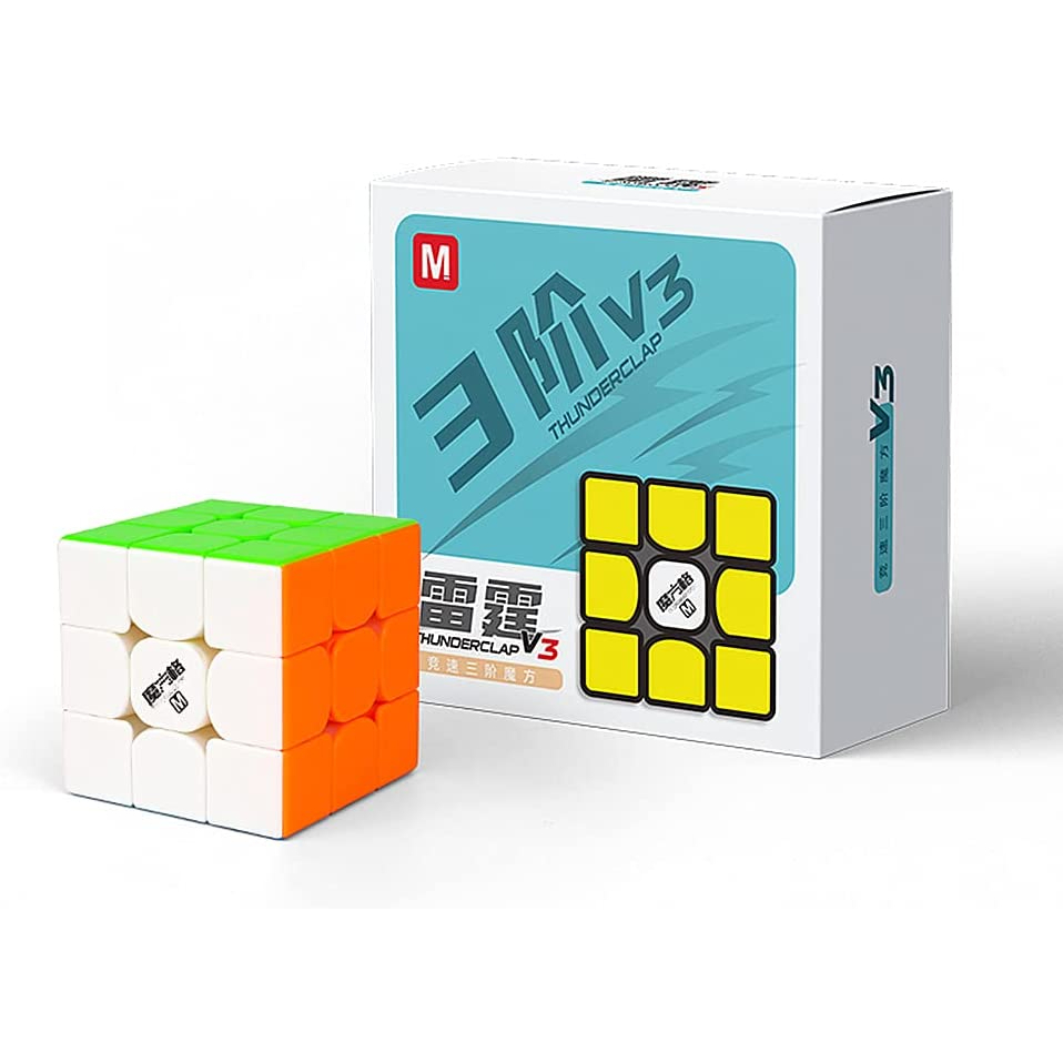 Rubik 3x3 Khối Rubik Từ Tính Chính Hãng Và Chất Lượng Tốt 3x3 rubiks Đua Qiyi Thunderclap V3 M 3x3 S