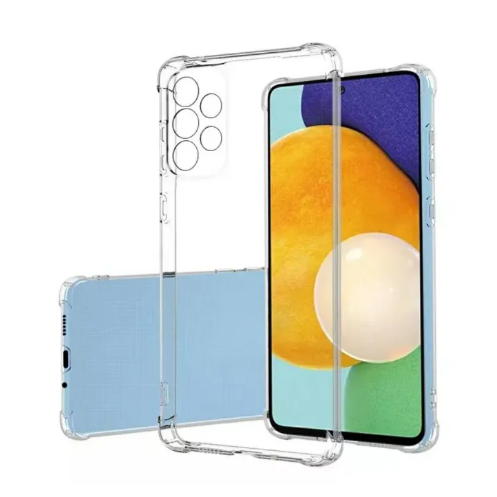 Ốp lưng trong suốt chống sốc / Họa tiết Kevlar màu đen Samsung A73 (5G) Màn hình 6,7 Inch cho Galaxy