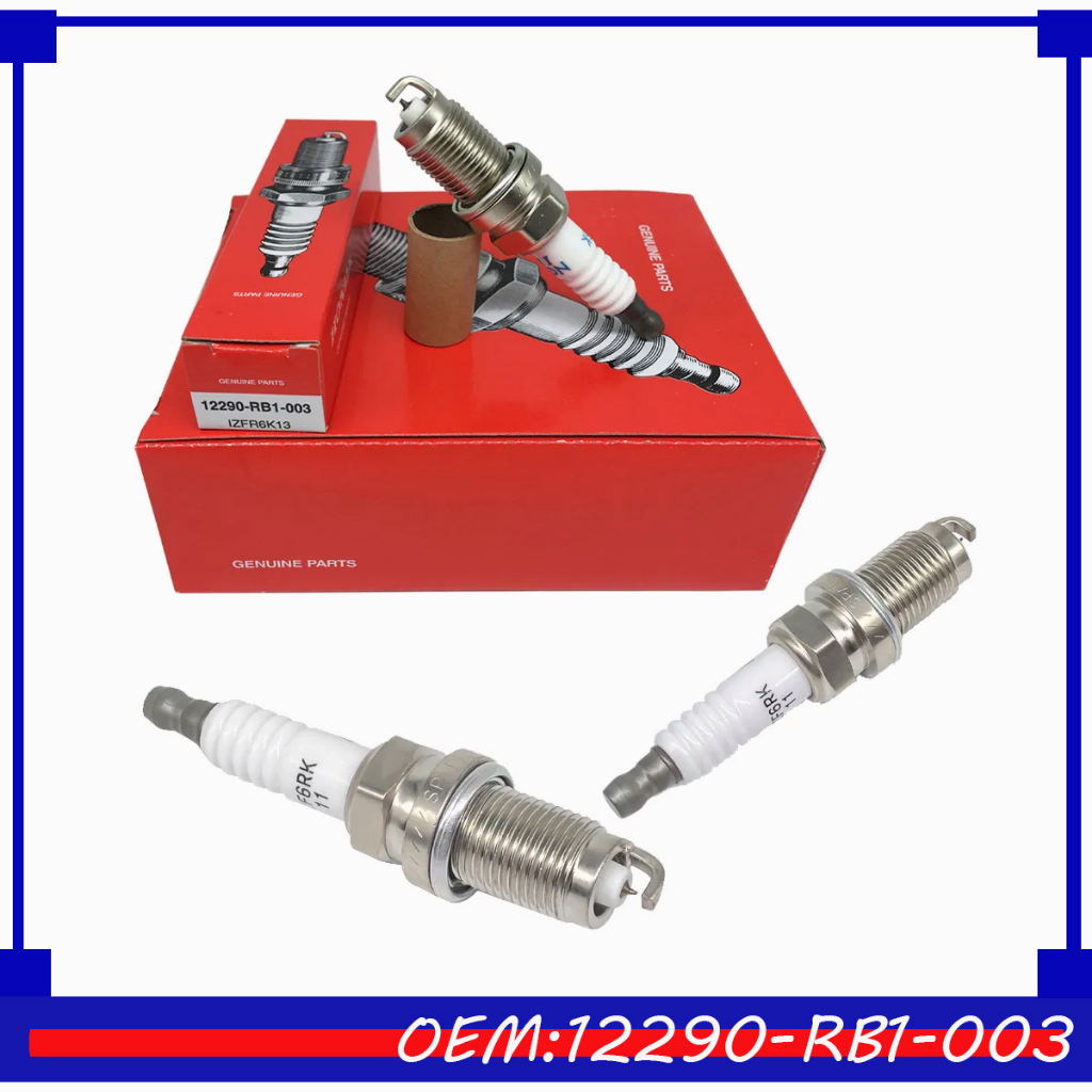 4 Miếng Bugi Jazz GE gốc 08-13 / City 08-13 / Brio / 12290-RB1-003 IZFR6K13 9807B-561BW ACCORD ACURA